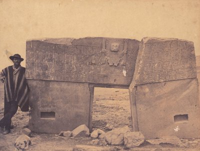 Alphons Stübel al Portale del Sole, Tiahuanaco da Georges B. Von Grumbkow